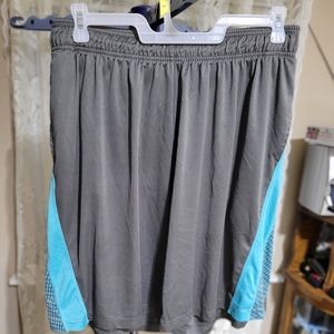 (2499) Highland, Mens Shorts, Size XL,  Turquoise and Grey